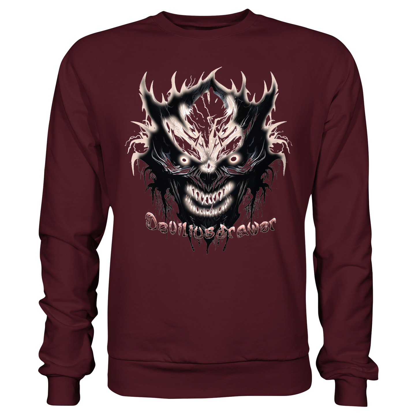 Deviliusdrawer Crazy Glow Devil - Basic Sweatshirt