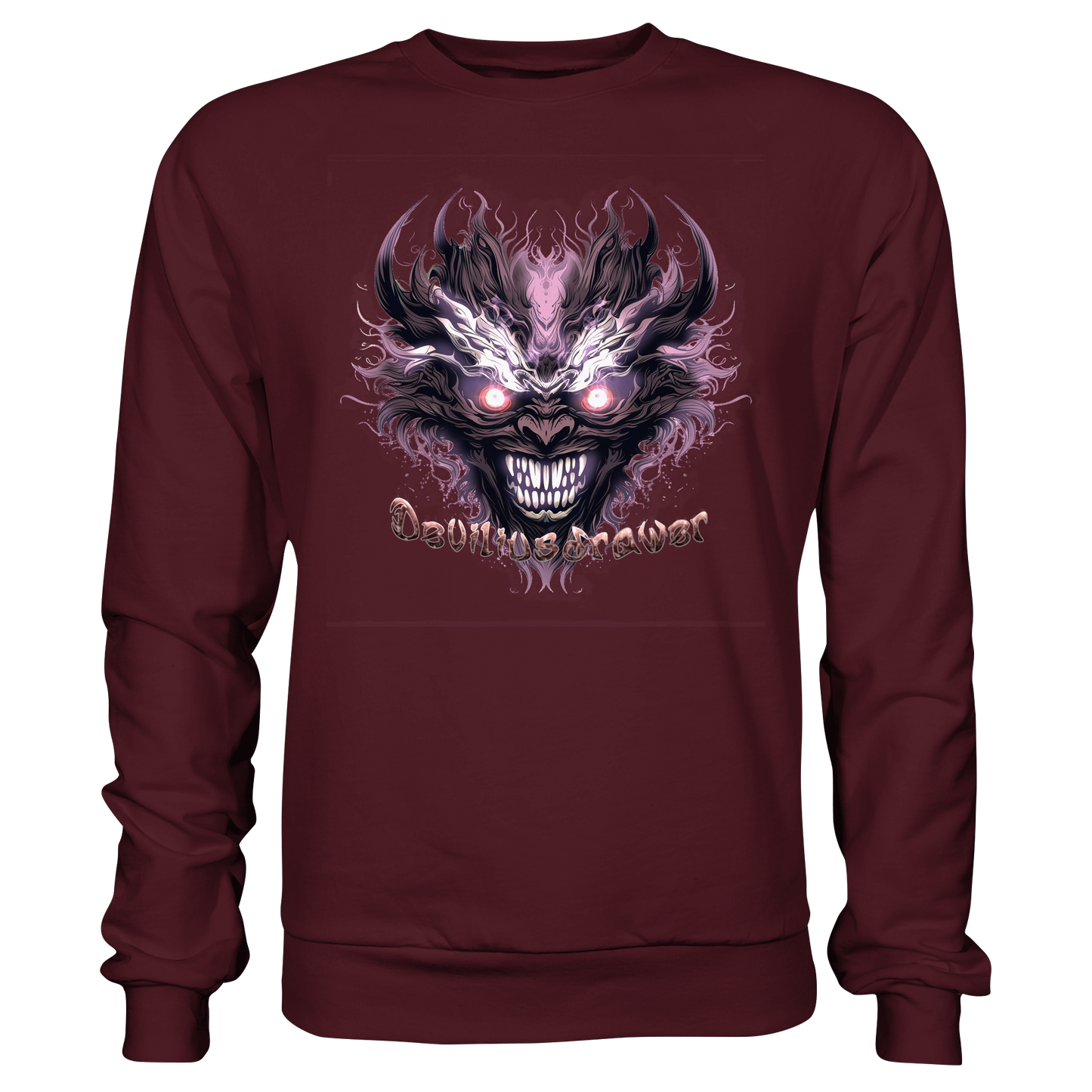Deviliusdrawer Crazy Mask - Basic Sweatshirt