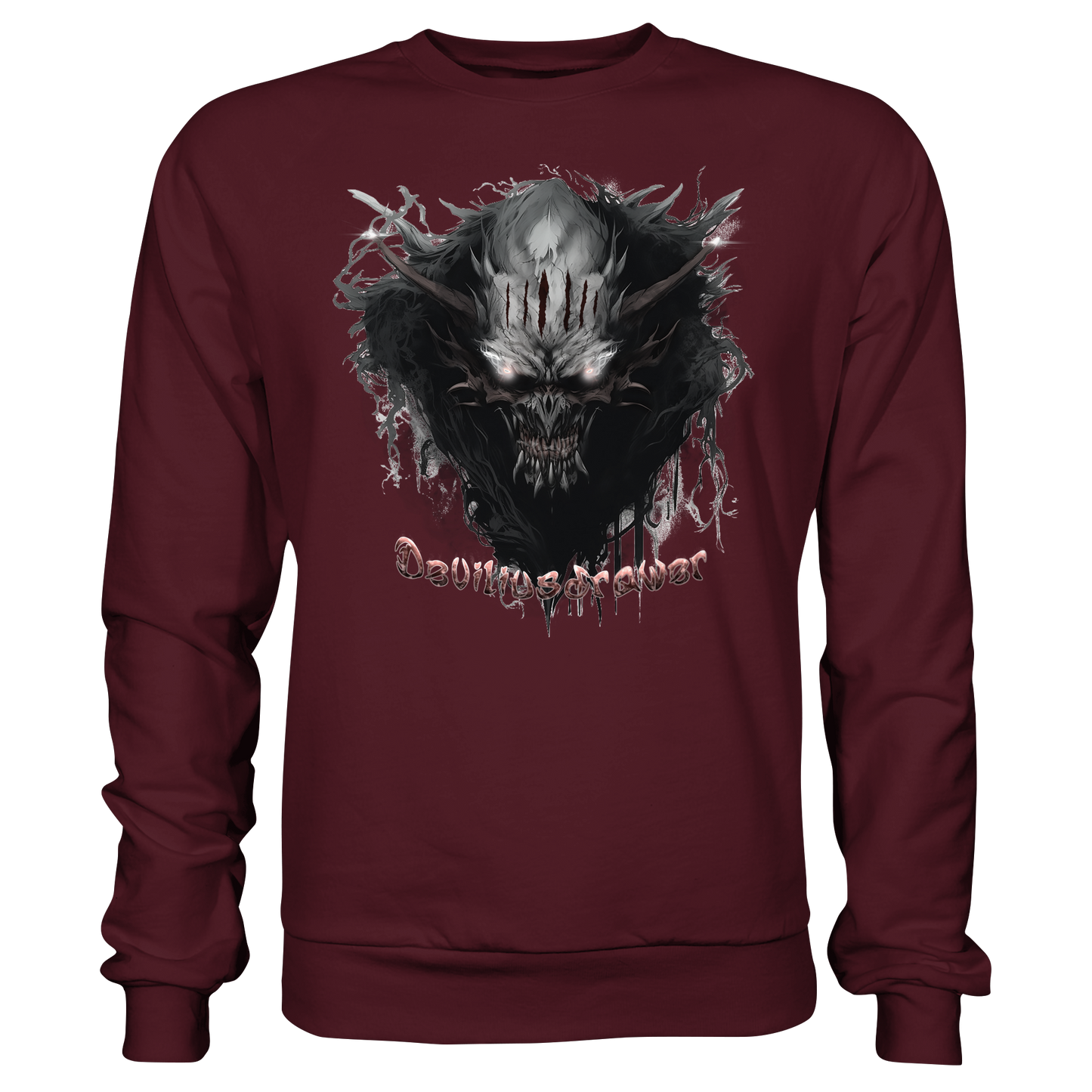 Deviliusdrawer Dark Smoke Demon - Basic Sweatshirt