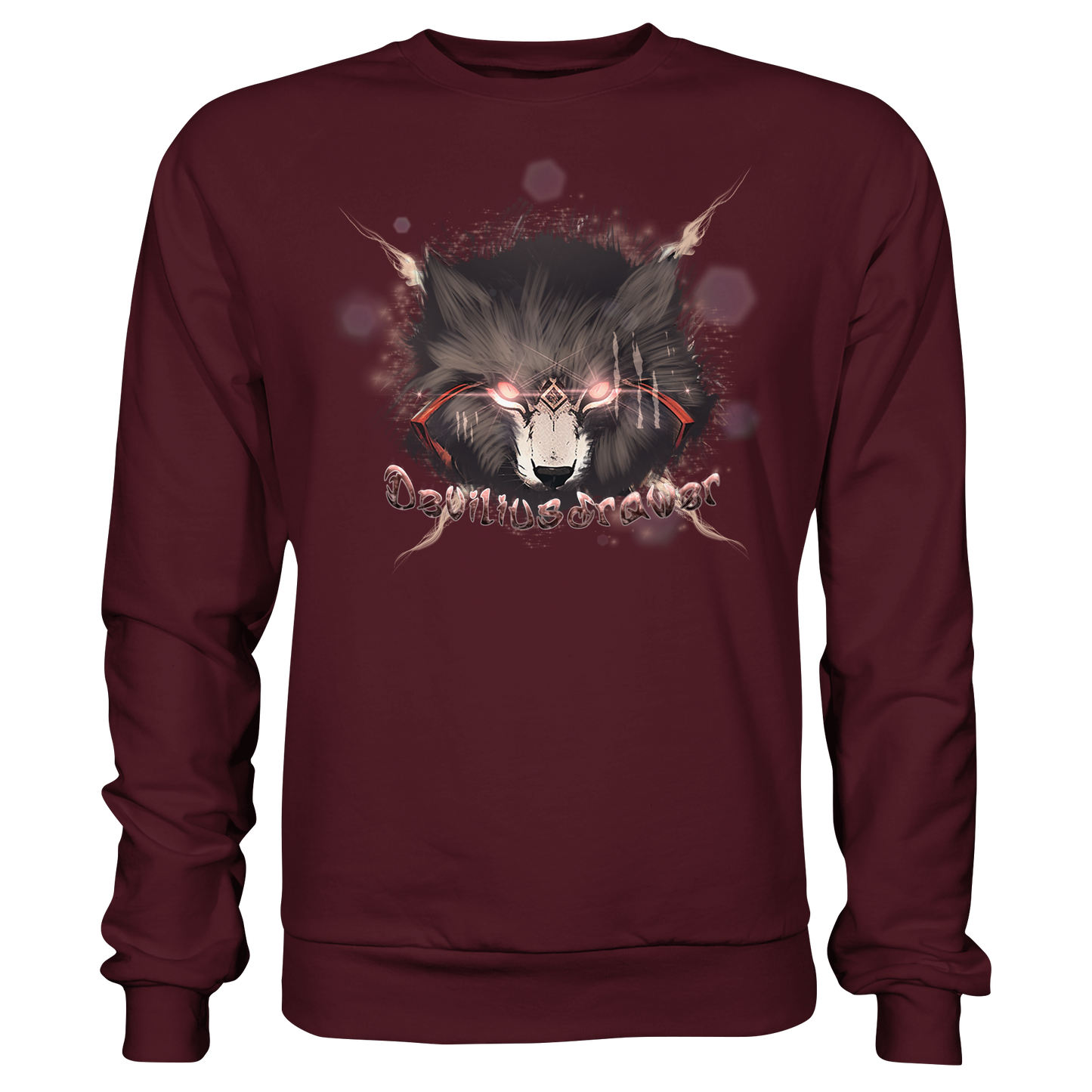 Deviliusdrawer Sparking Wolf - Basic Sweatshirt