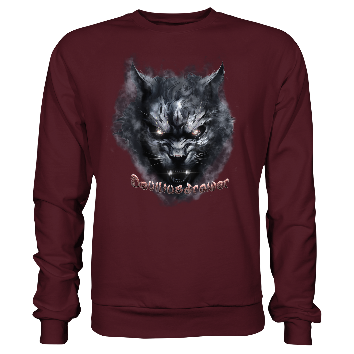 Deviliusdrawer Dark Beast Tiger  - Basic Sweatshirt