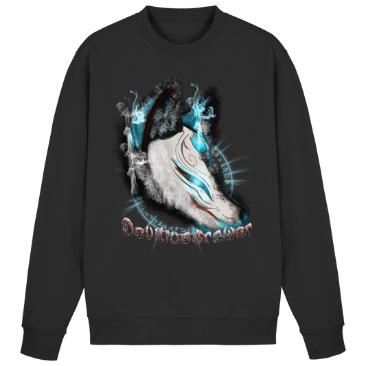 Deviliusdrawer Darkness Kitsune - Basic Sweatshirt