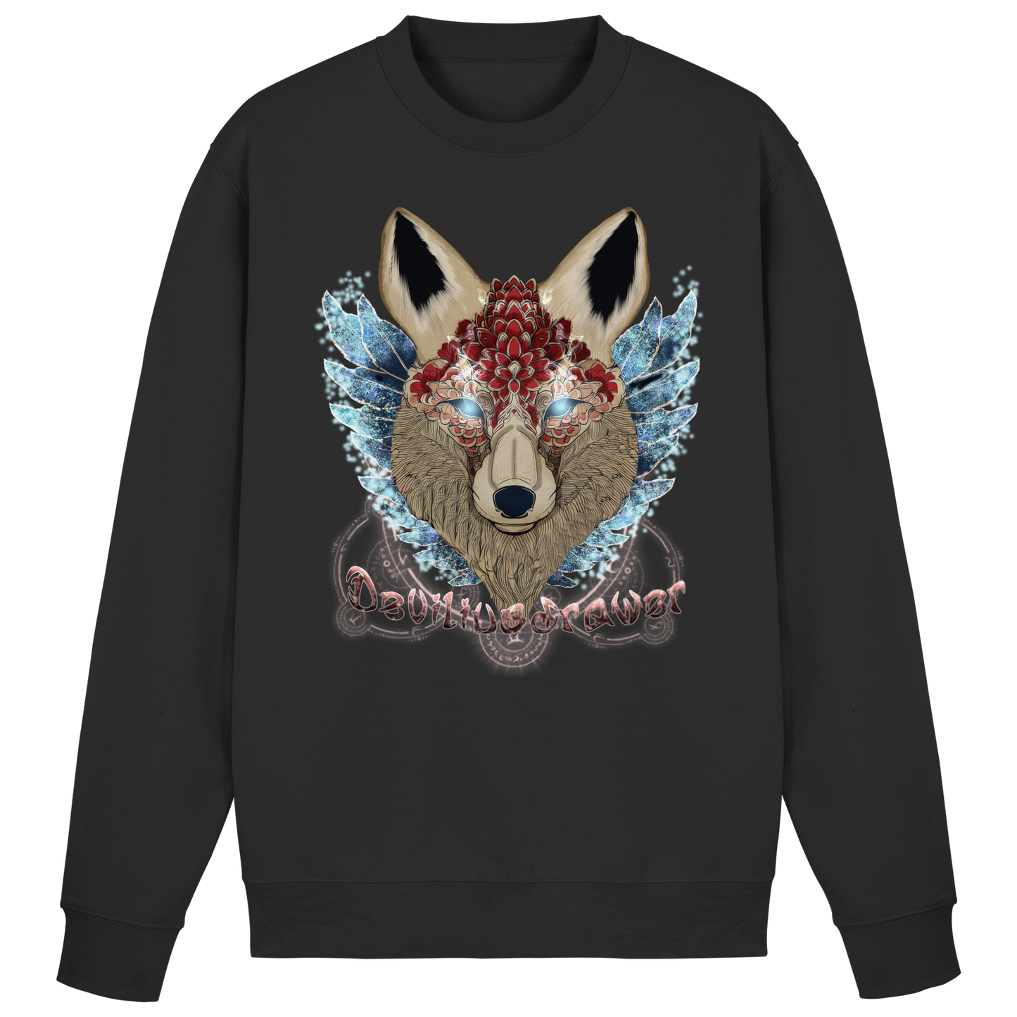 Deviliusdrawer Diamond Kitsune - Basic Sweatshirt