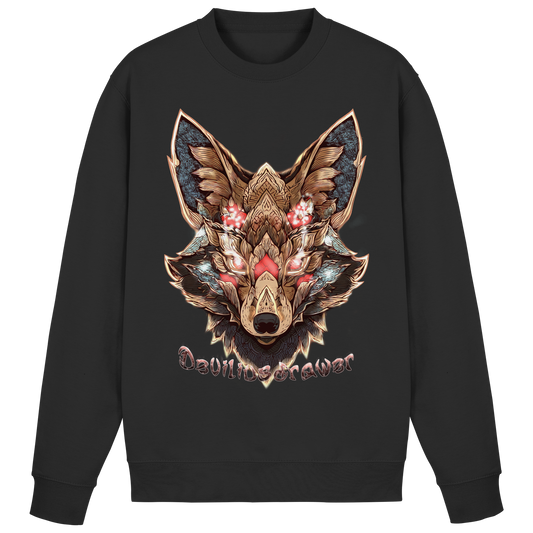 Deviliusdrawer Cristal Kitsune - Basic Sweatshirt