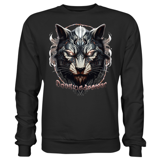 Deviliusdrawer Wolfcat - Basic Sweatshirt