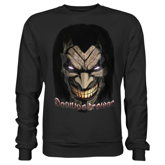 Deviliusdrawer Smiling Devil - Basic Sweatshirt