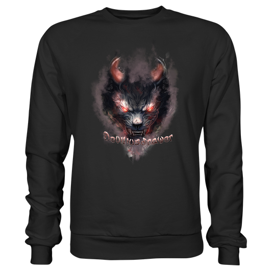 Deviliusdrawer Red Smoked Cat - Basic Sweatshirt