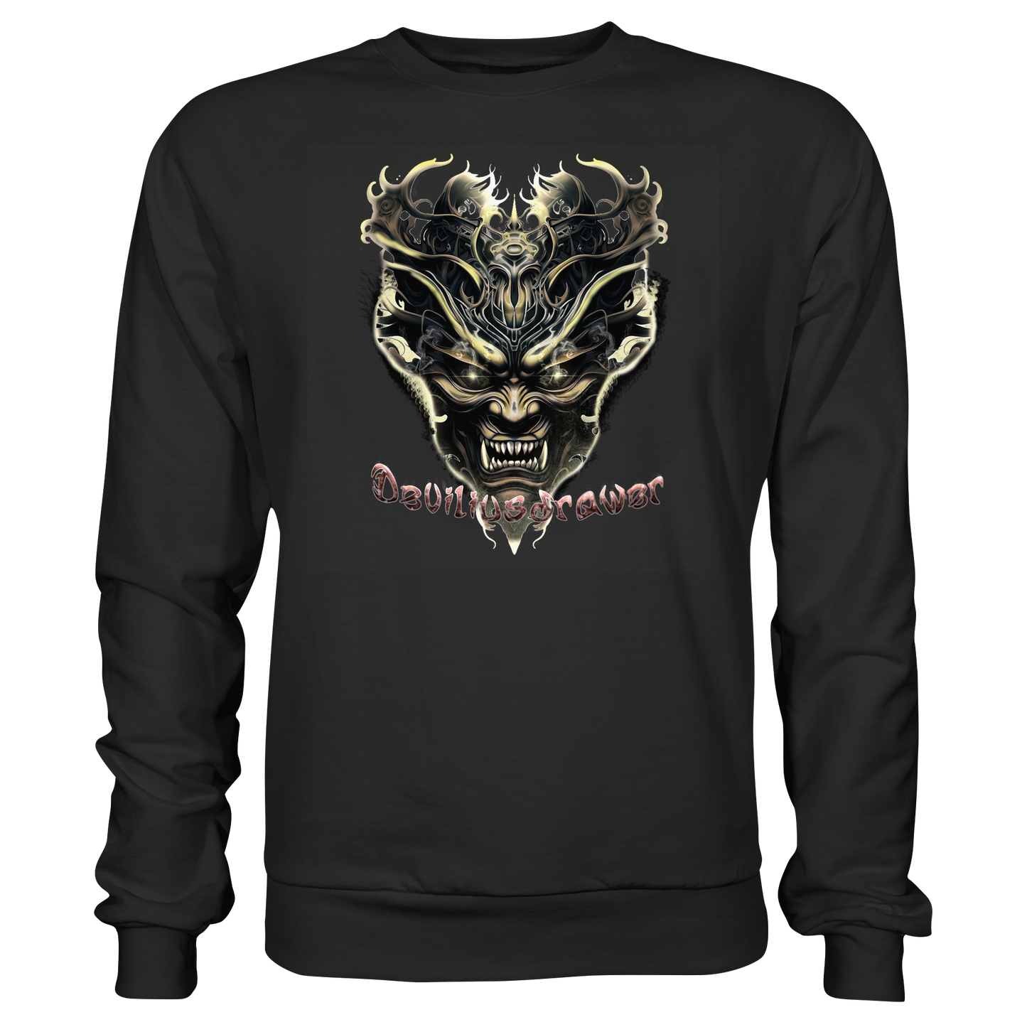 Deviliusdrawer Golden Demon Vampire - Basic Sweatshirt