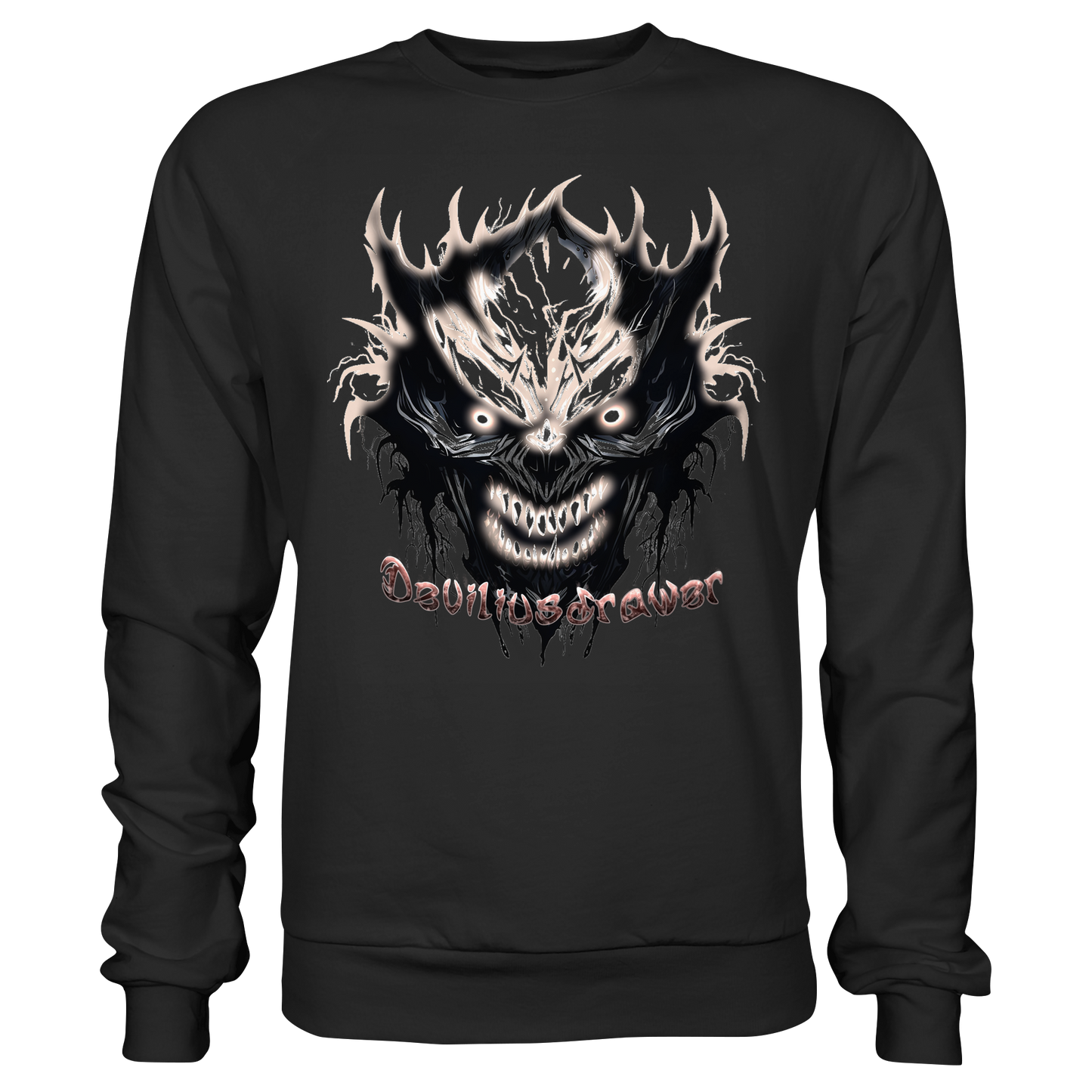 Deviliusdrawer Crazy Glow Devil - Basic Sweatshirt