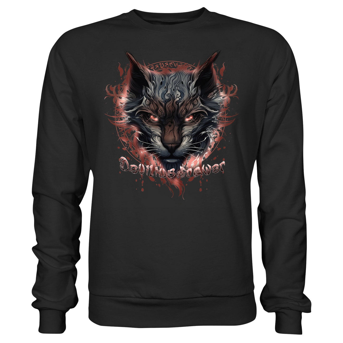 Deviliusdrawer Devil Cat - Basic Sweatshirt
