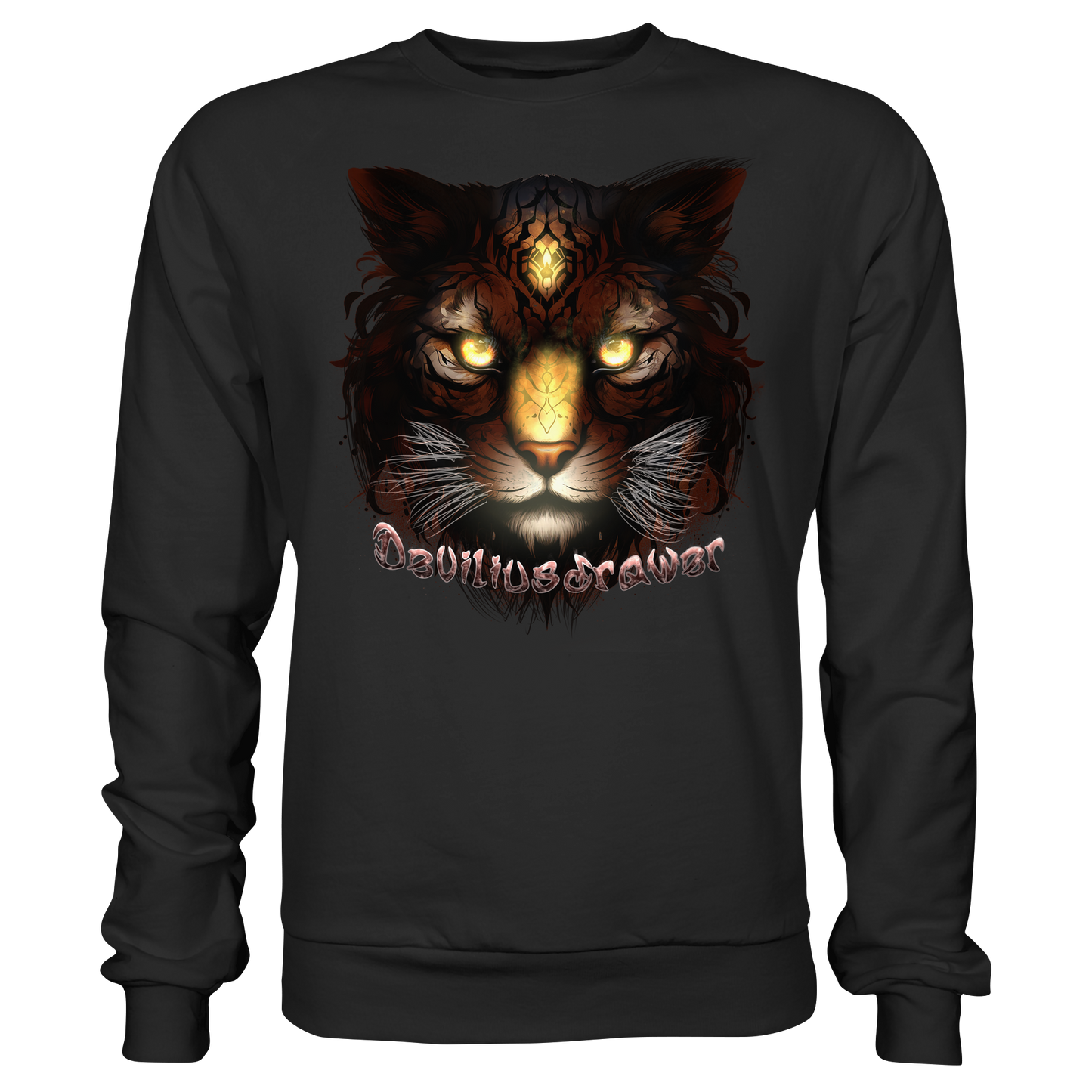 Deviliusdrawer Gold Tigercat - Basic Sweatshirt