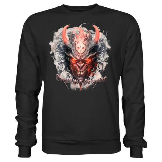 Deviliusdrawer Red Horn Devil - Basic Sweatshirt