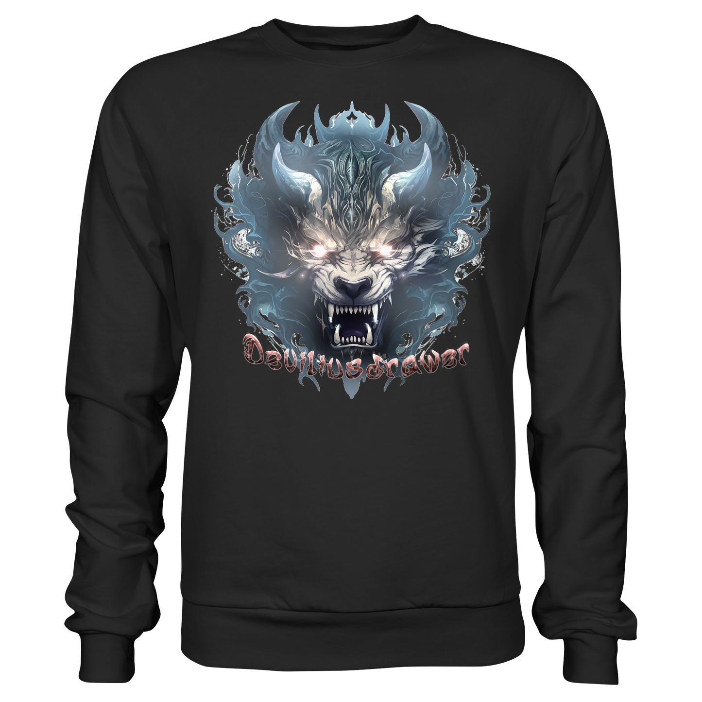 Deviliusdrawer Water Horn Tiger - Basic Sweatshirt