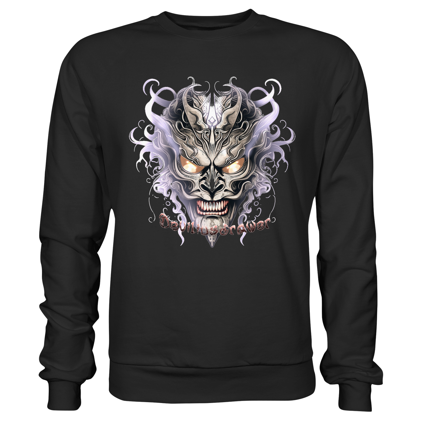 Deviliusdrawer Demon Mask Violet - Basic Sweatshirt
