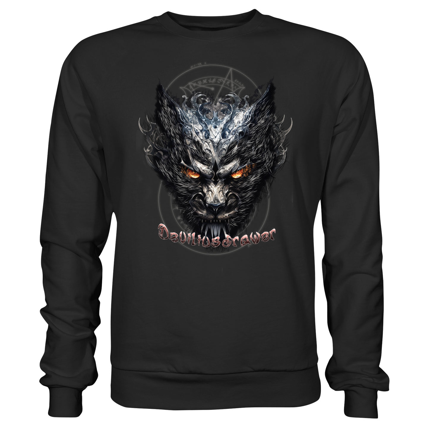 Deviliusdrawer Iron Cat - Basic Sweatshirt
