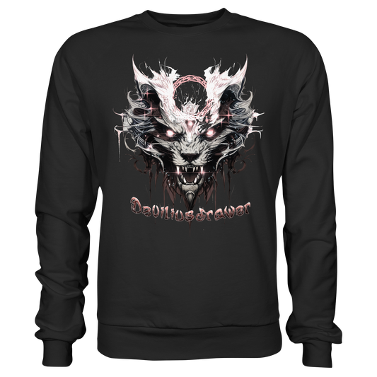 Deviliusdrawer Demonic Glow Cat - Basic Sweatshirt