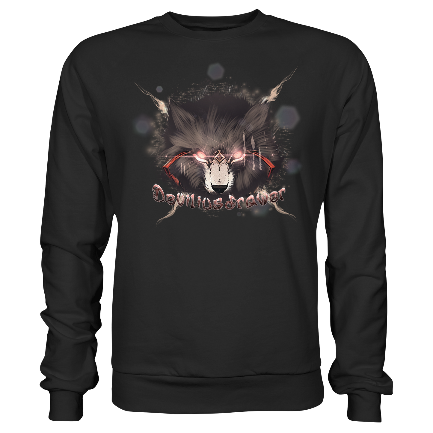Deviliusdrawer Sparking Wolf - Basic Sweatshirt