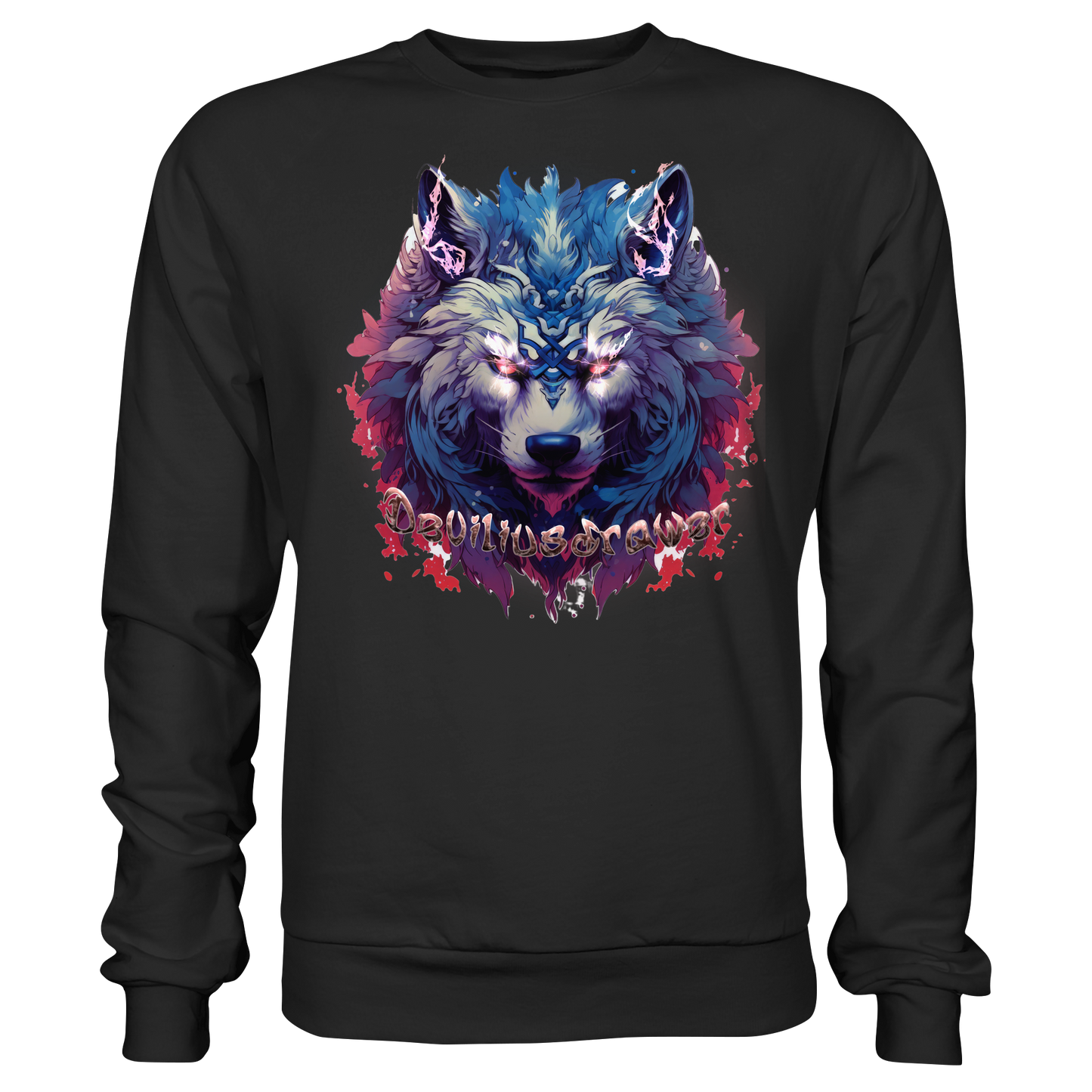 Deviliusdrawer Magic Wolf - Basic Sweatshirt