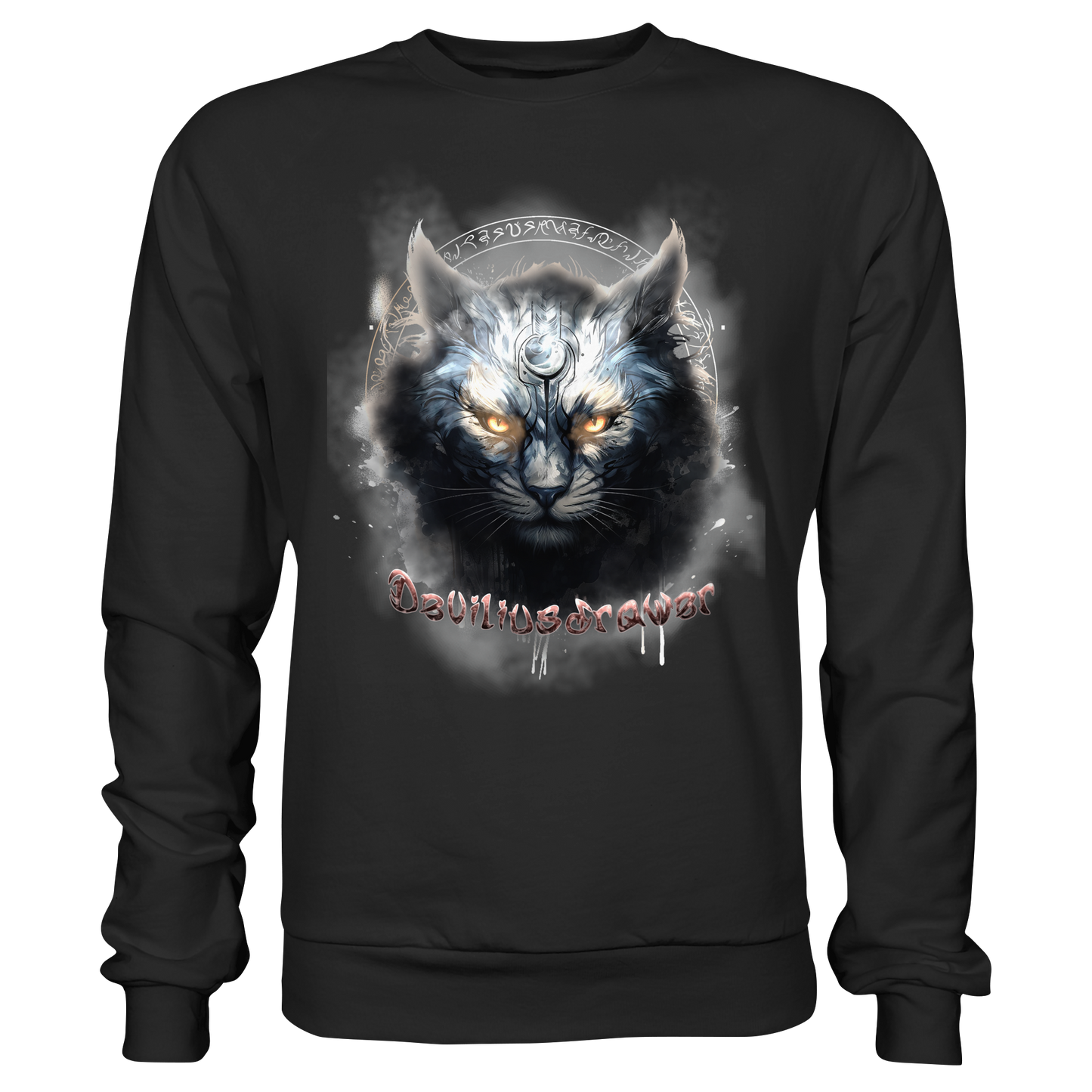 Deviliusdrawer Mysthic Cat - Basic Sweatshirt