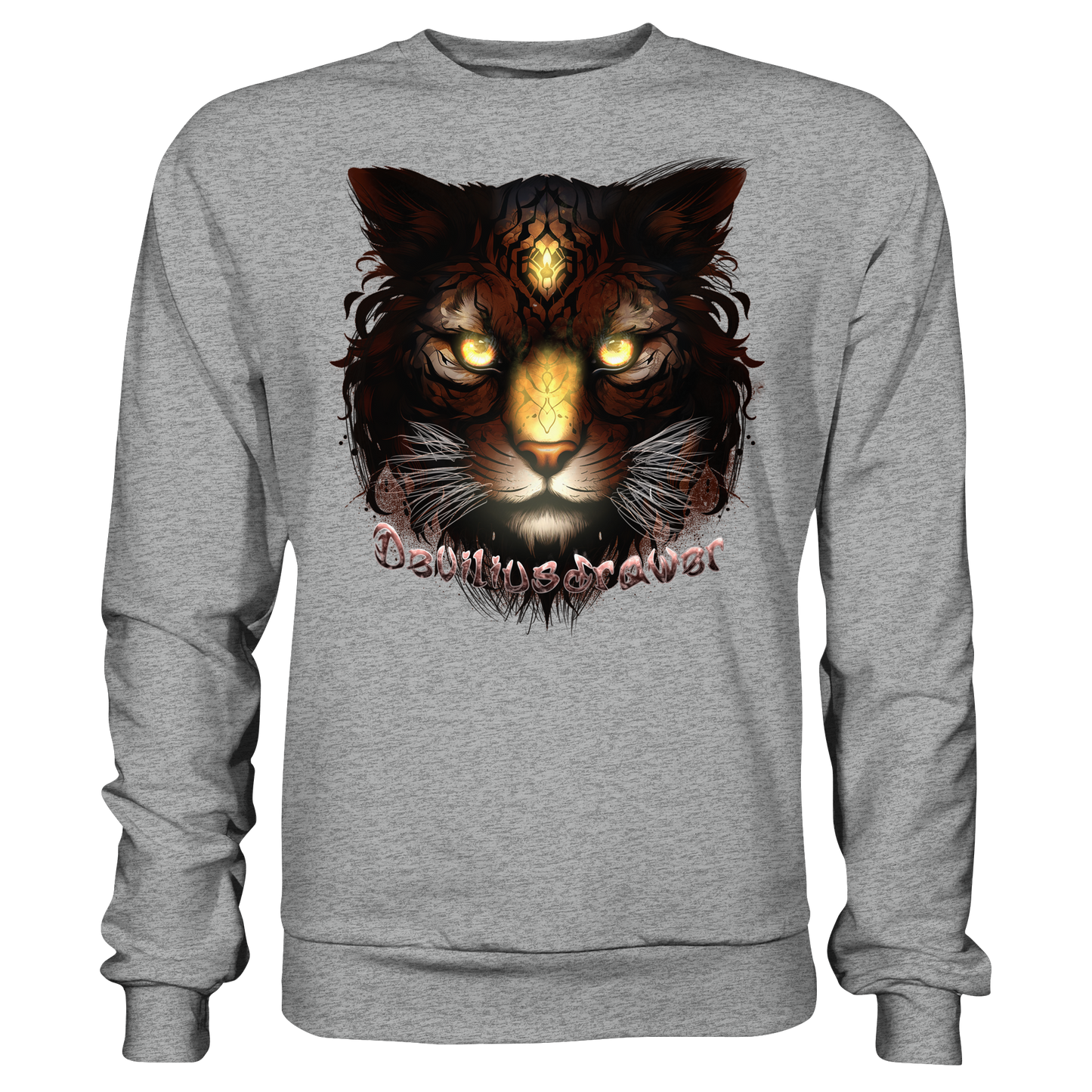 Deviliusdrawer Gold Tigercat - Basic Sweatshirt