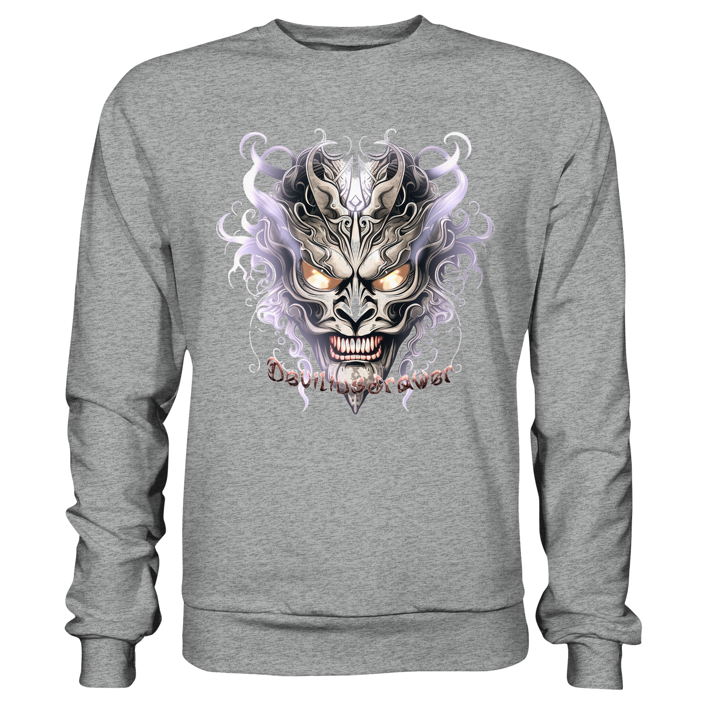 Deviliusdrawer Demon Mask Violet - Basic Sweatshirt