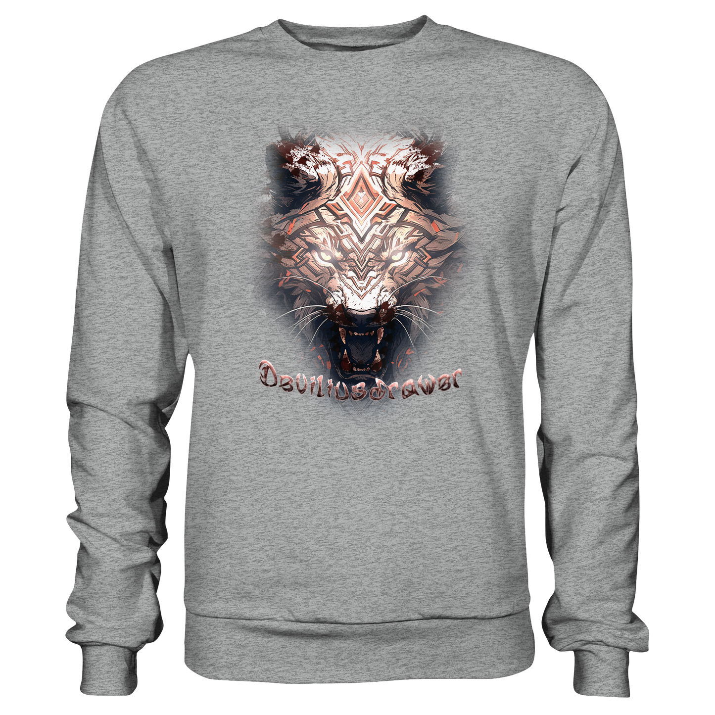 Deviliusdrawer Gold Metal Tiger - Basic Sweatshirt