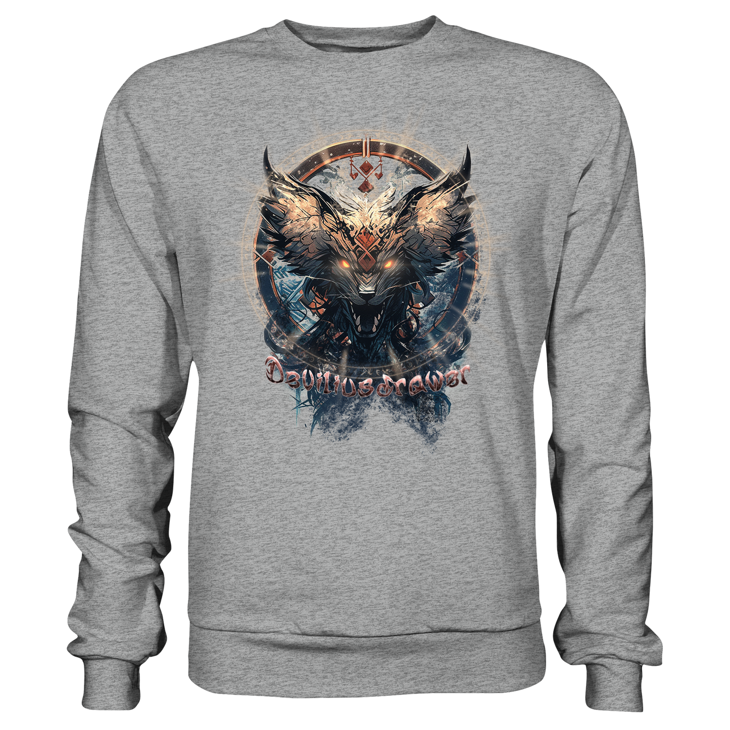Deviliusdrawer Dark Magic Wolf - Basic Sweatshirt