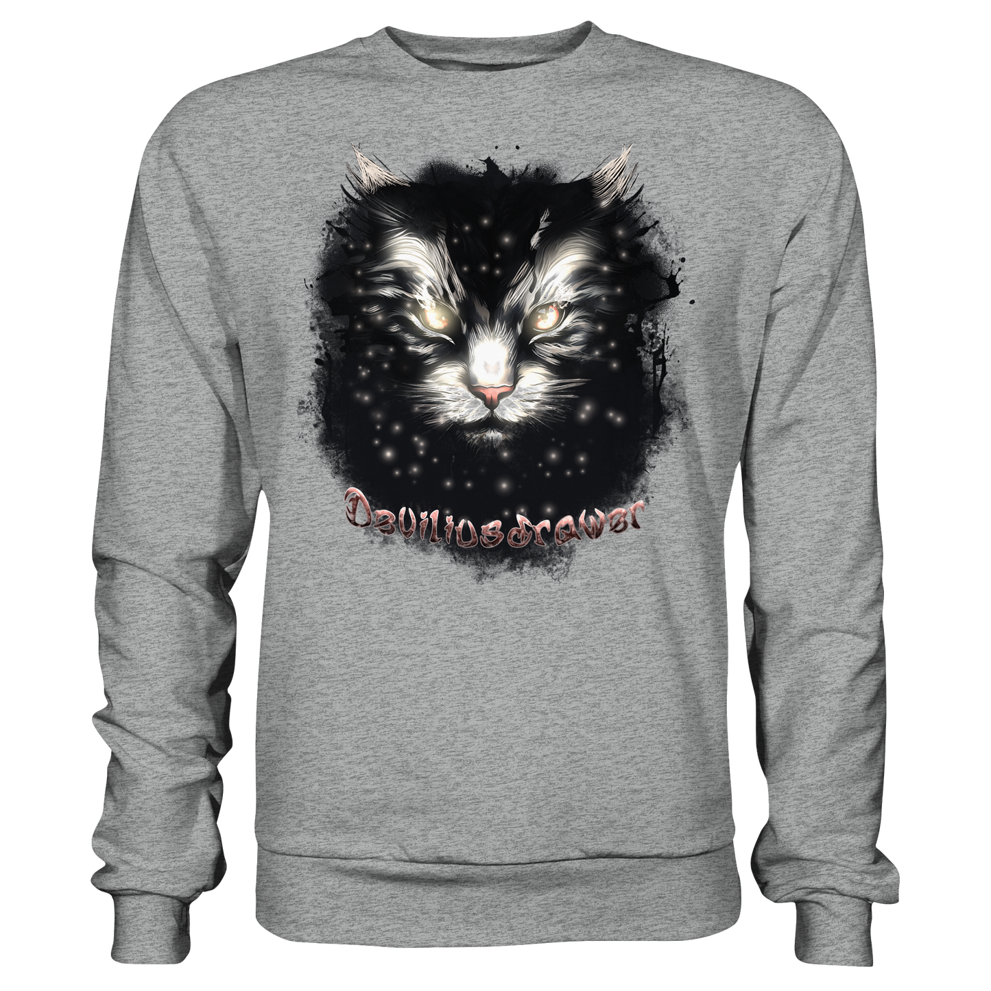 Deviliusdrawer Star Cat - Basic Sweatshirt