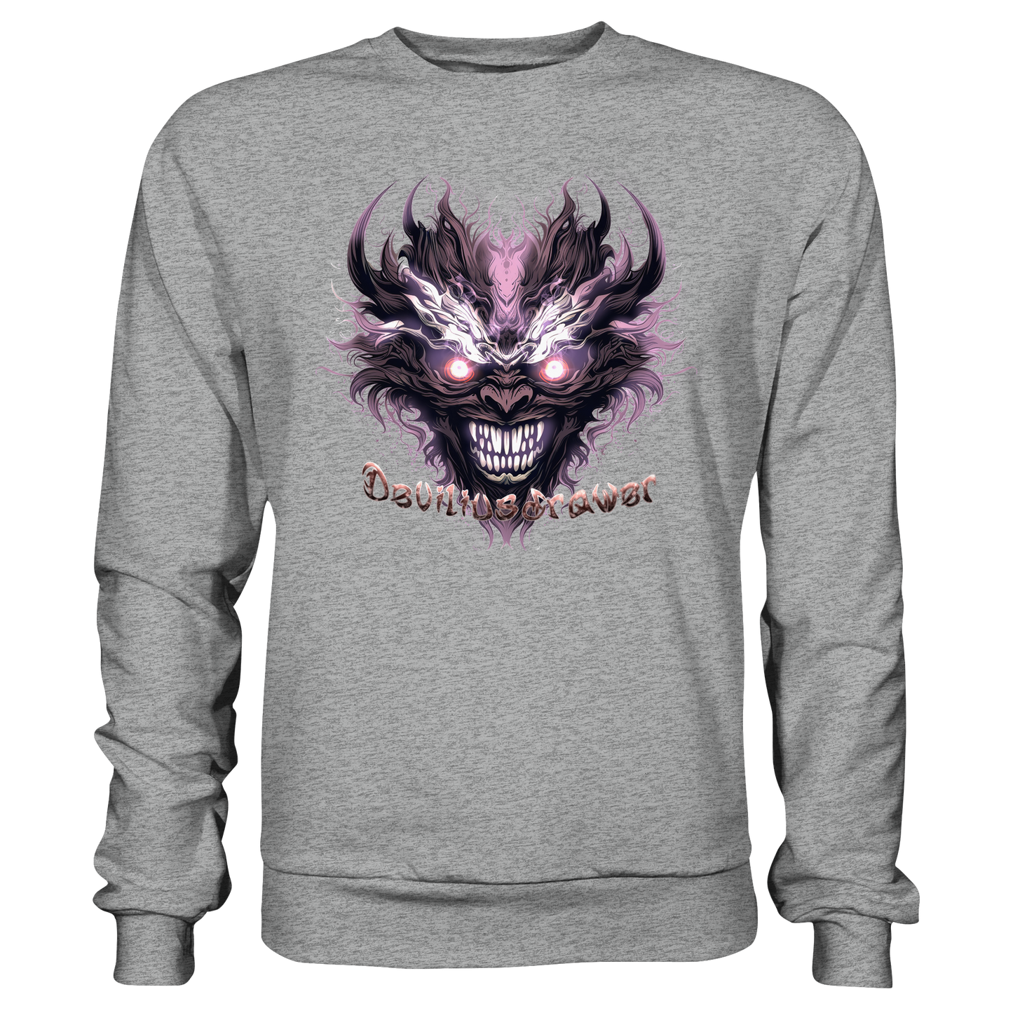 Deviliusdrawer Crazy Mask - Basic Sweatshirt