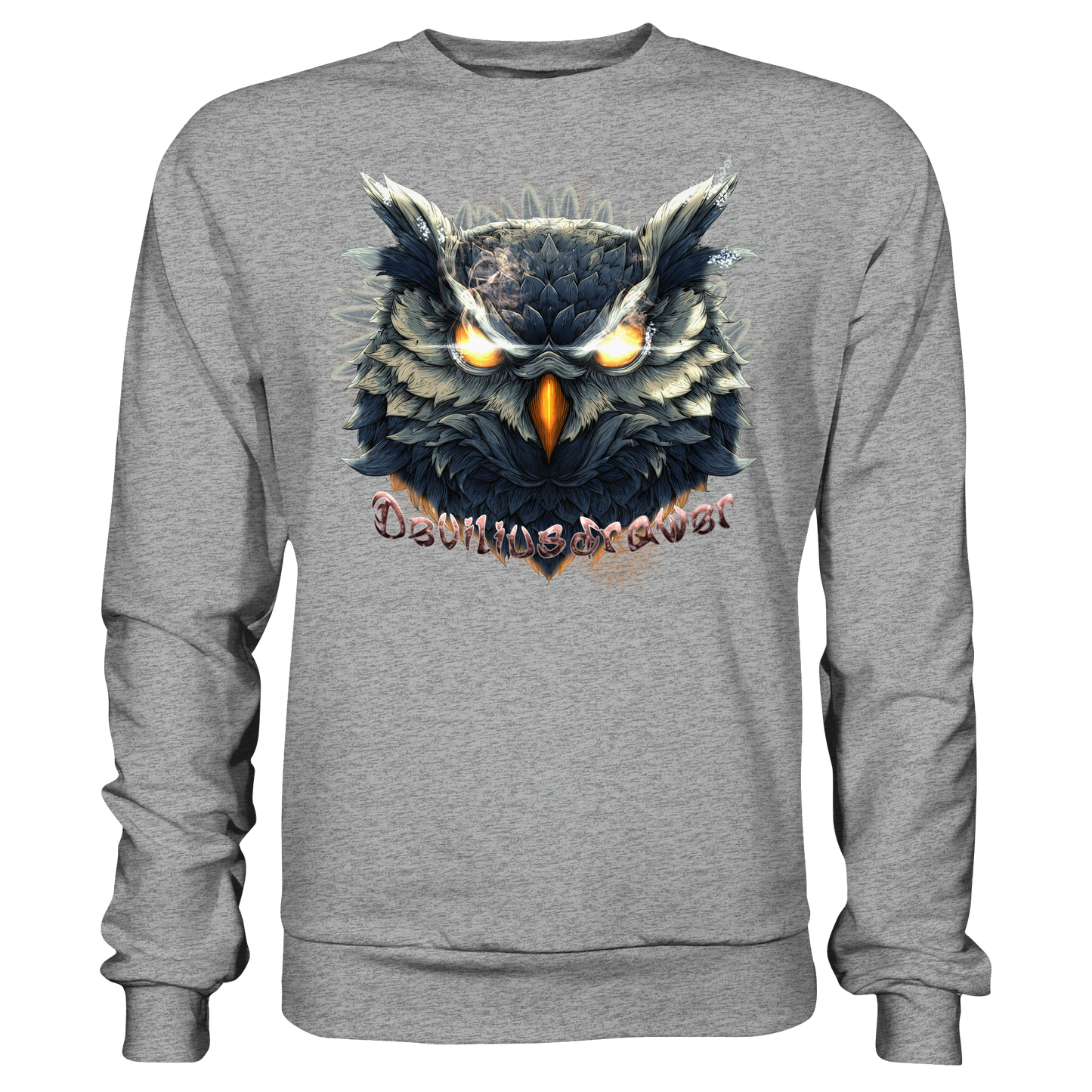 Deviliusdrawer Dark Fire Owl - Basic Sweatshirt