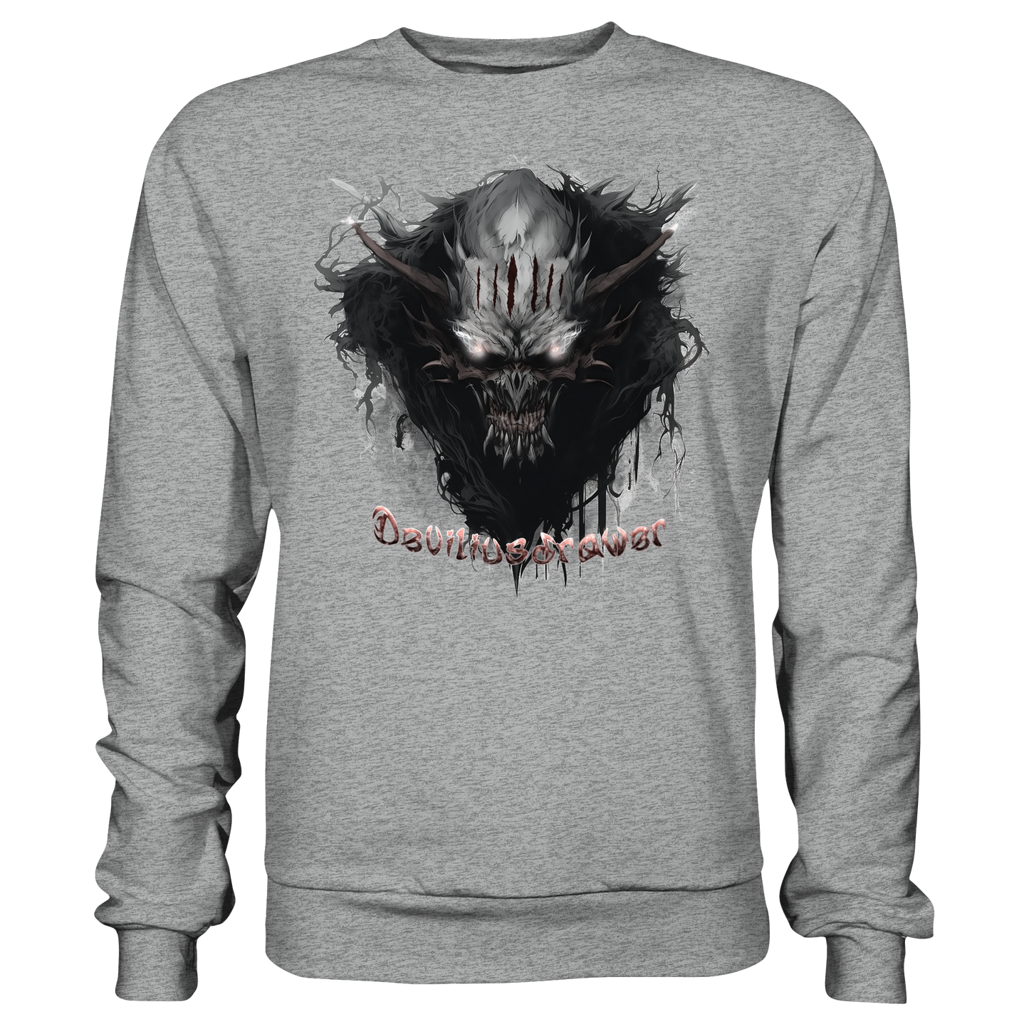 Deviliusdrawer Dark Smoke Demon - Basic Sweatshirt