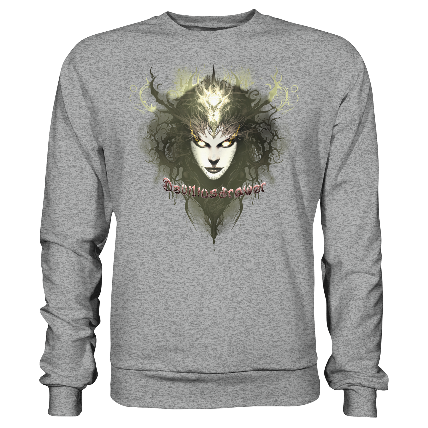 Deviliusdrawer Golden Demonica - Basic Sweatshirt