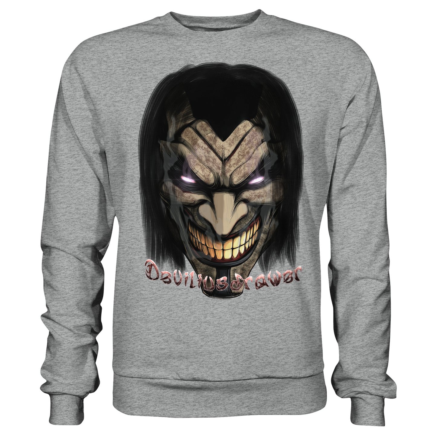 Deviliusdrawer Smiling Devil - Basic Sweatshirt