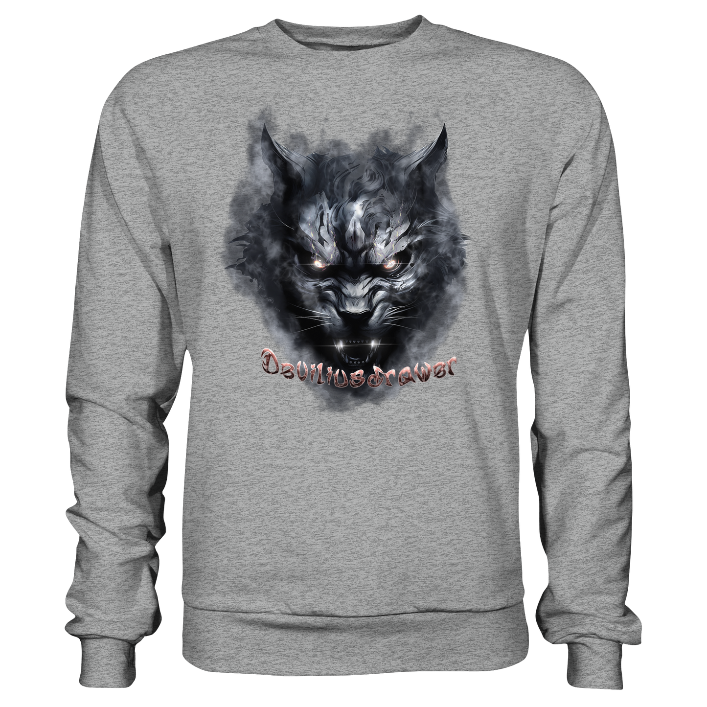 Deviliusdrawer Dark Beast Tiger  - Basic Sweatshirt