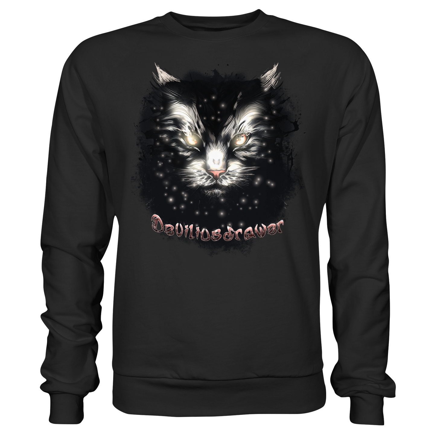 Deviliusdrawer Star Cat - Basic Sweatshirt