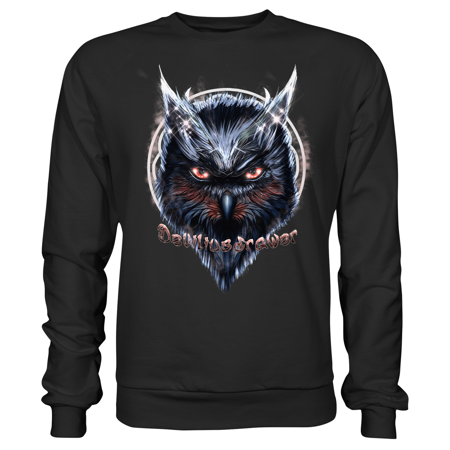 Deviliusdrawer Fire Owl - Basic Sweatshirt
