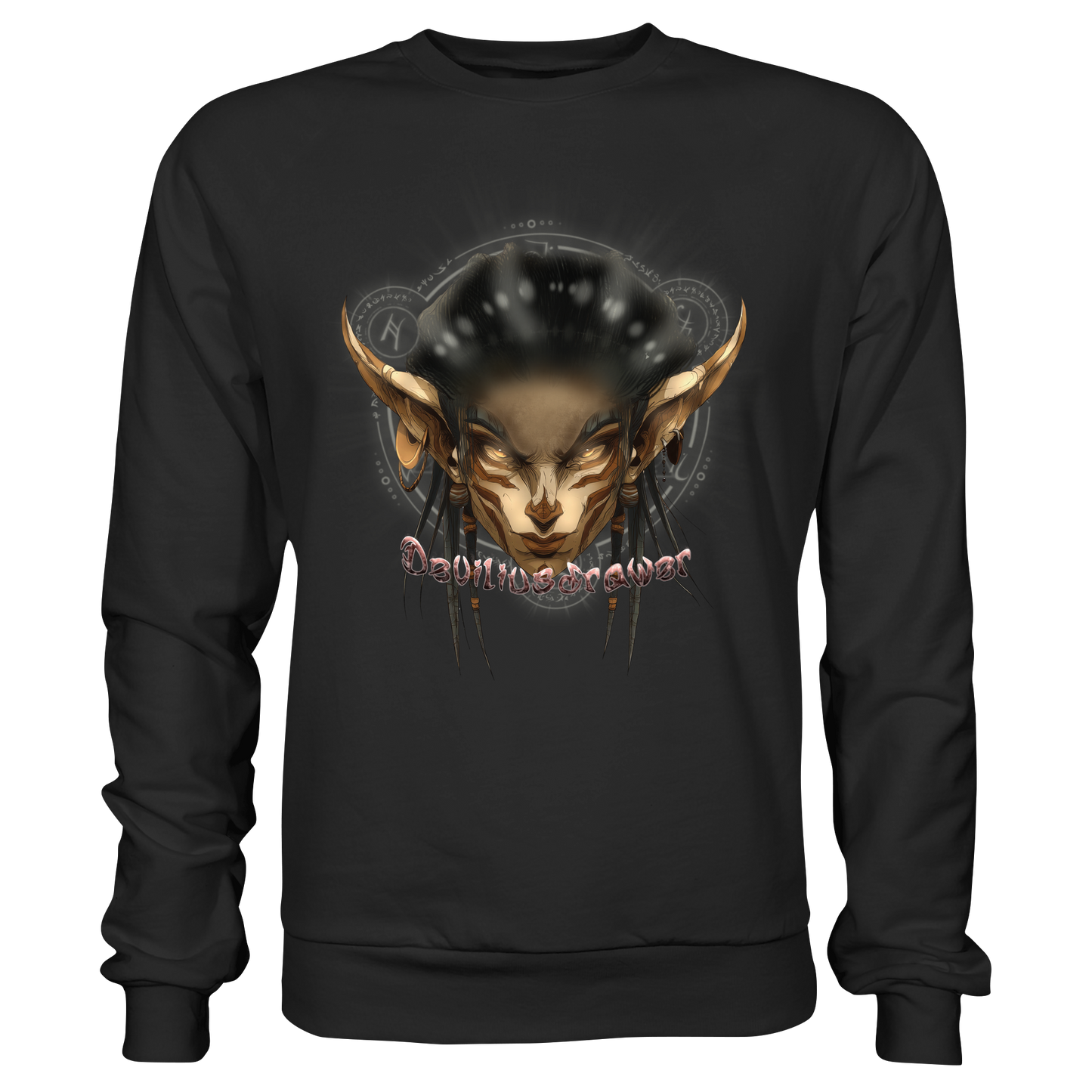 Deviliusdrawer Gold Magician Elf - Basic Sweatshirt