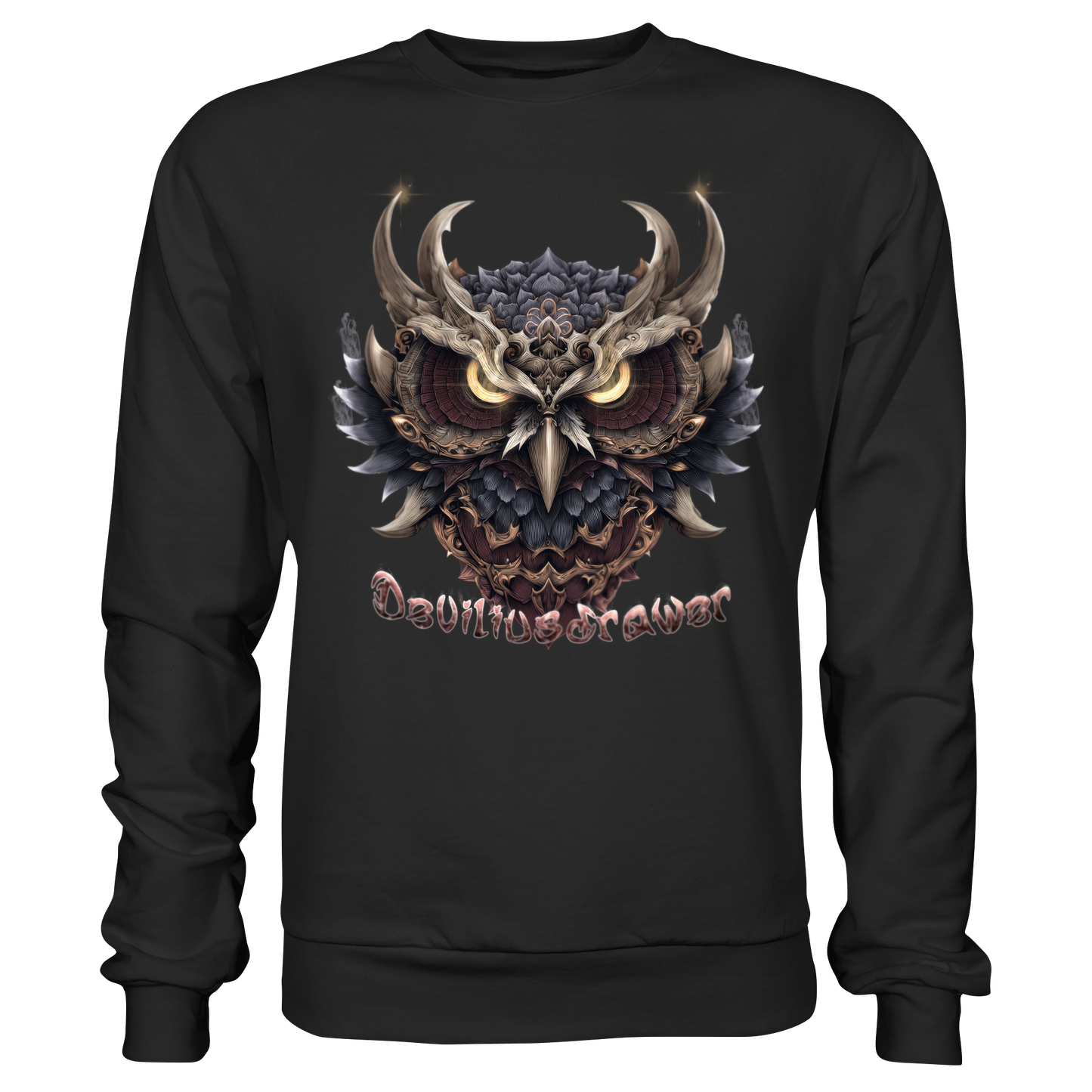 Deviliusdrawer Golden Owl - Basic Sweatshirt