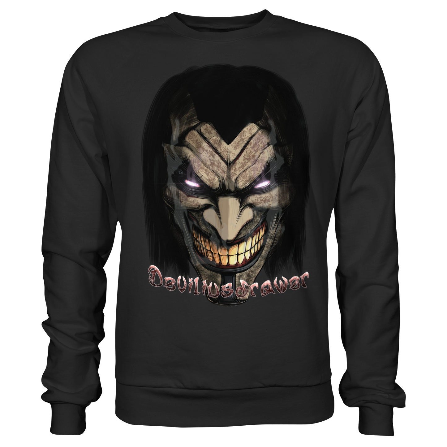 Deviliusdrawer Smiling Devil - Basic Sweatshirt