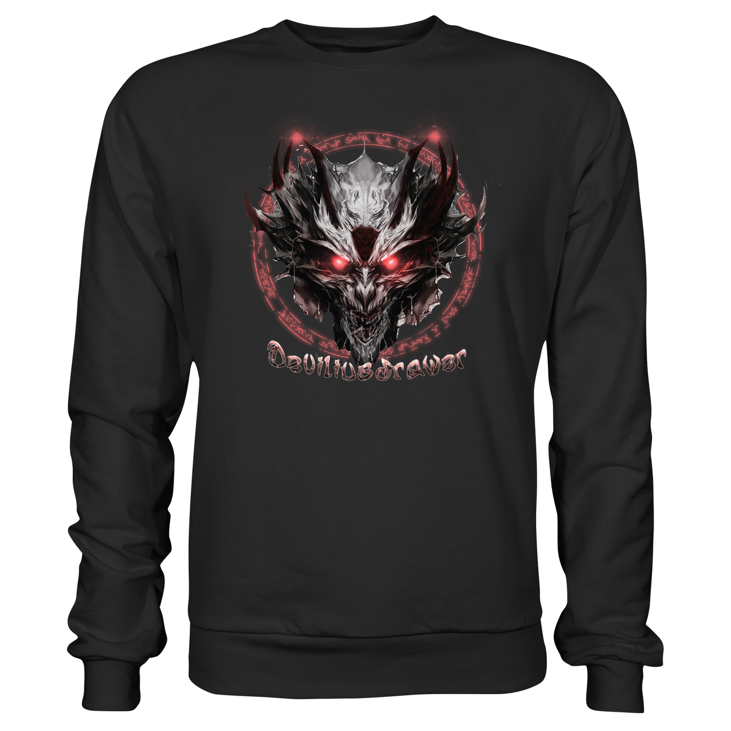 Deviliusdrawer Magic Glow Devil - Basic Sweatshirt