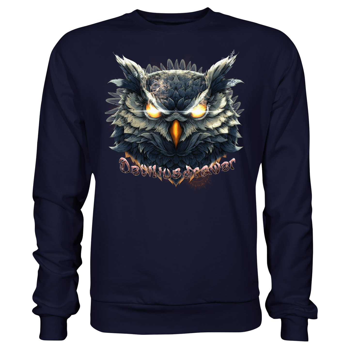 Deviliusdrawer Dark Fire Owl - Basic Sweatshirt