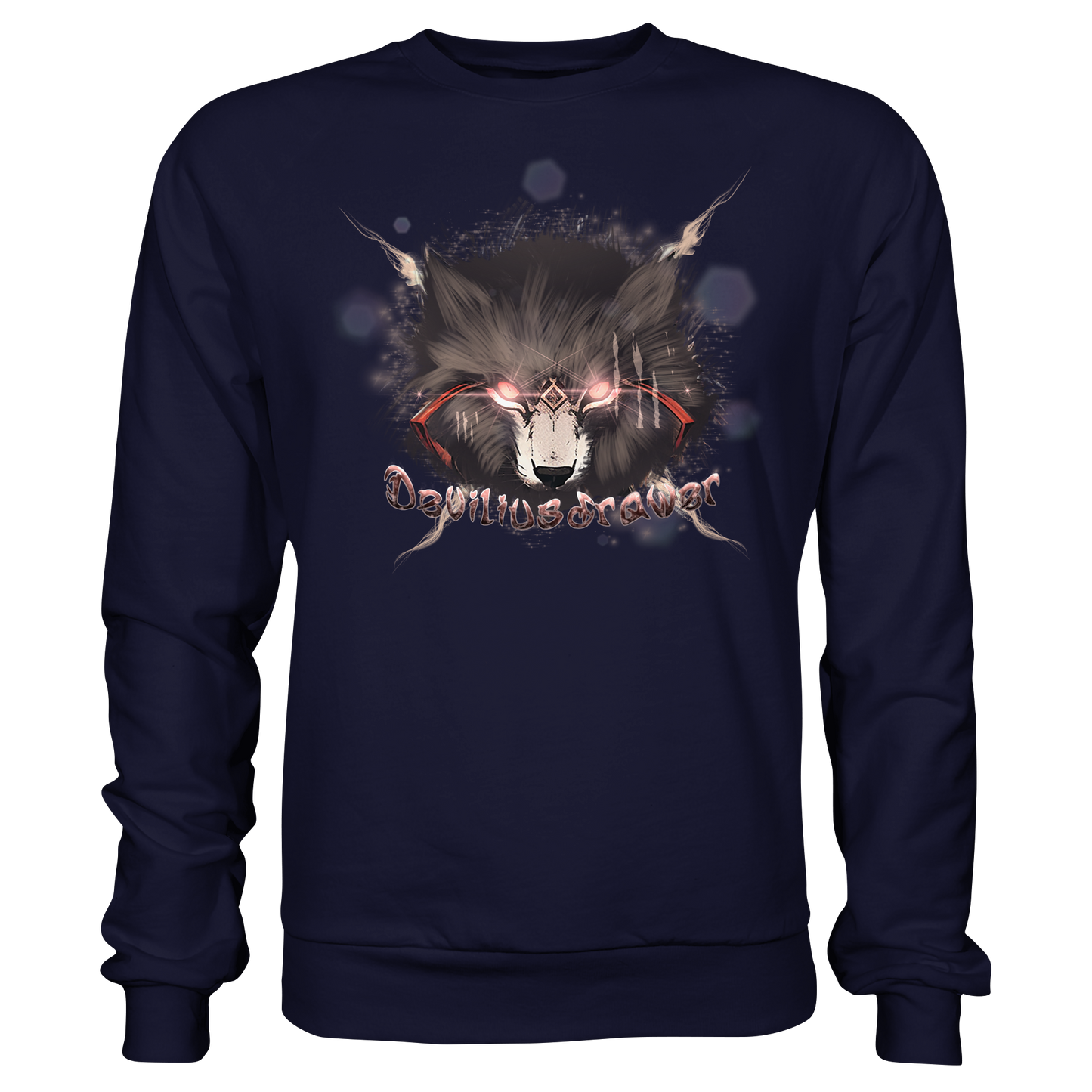 Deviliusdrawer Sparking Wolf - Basic Sweatshirt