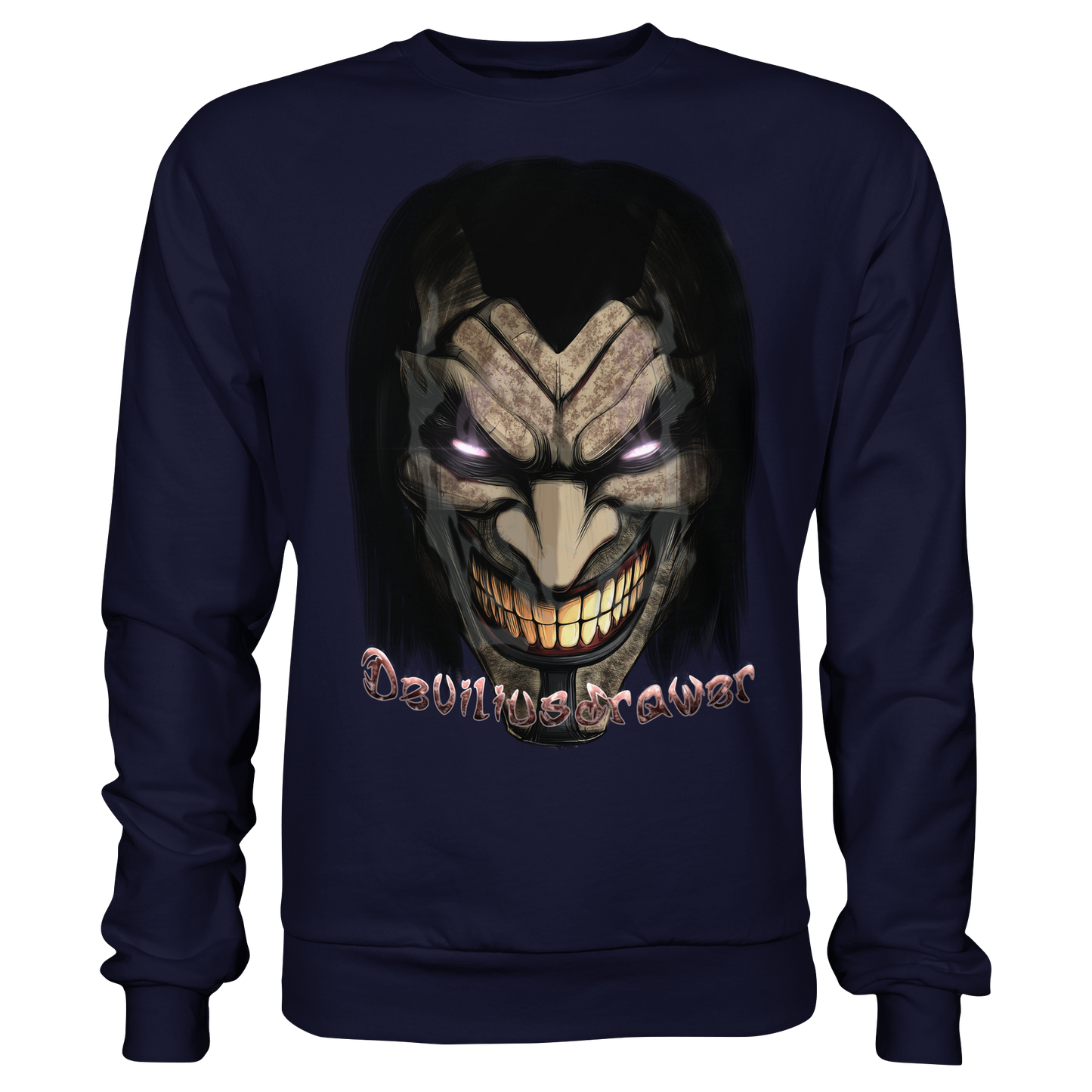 Deviliusdrawer Smiling Devil - Basic Sweatshirt