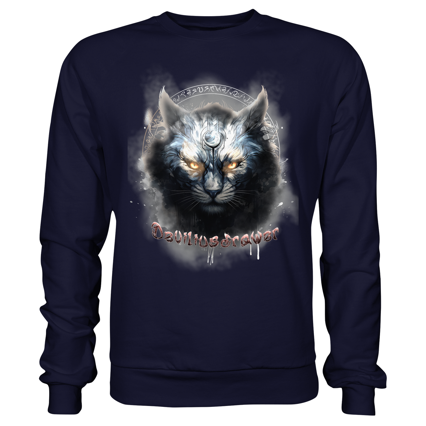 Deviliusdrawer Mysthic Cat - Basic Sweatshirt