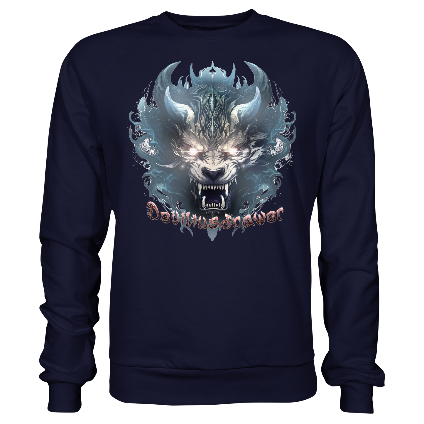 Deviliusdrawer Water Horn Tiger - Basic Sweatshirt