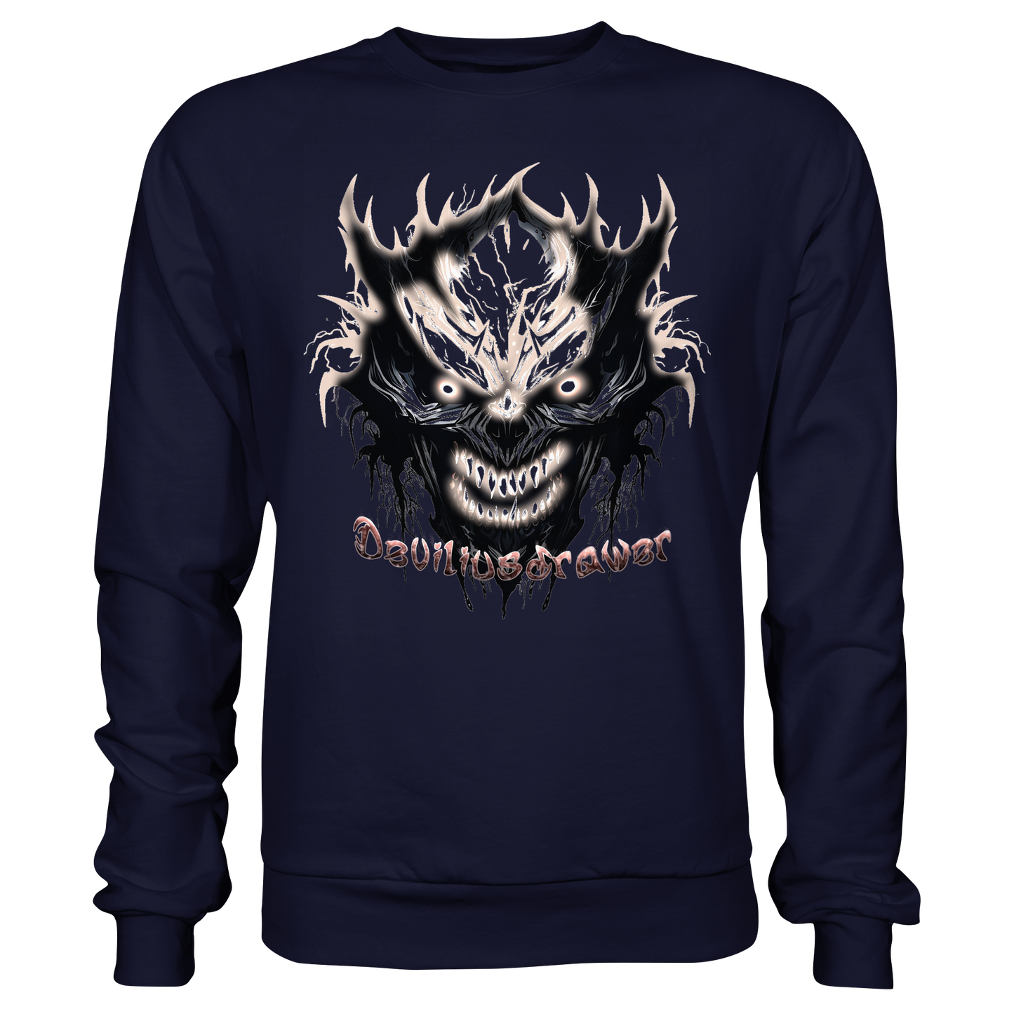 Deviliusdrawer Crazy Glow Devil - Basic Sweatshirt