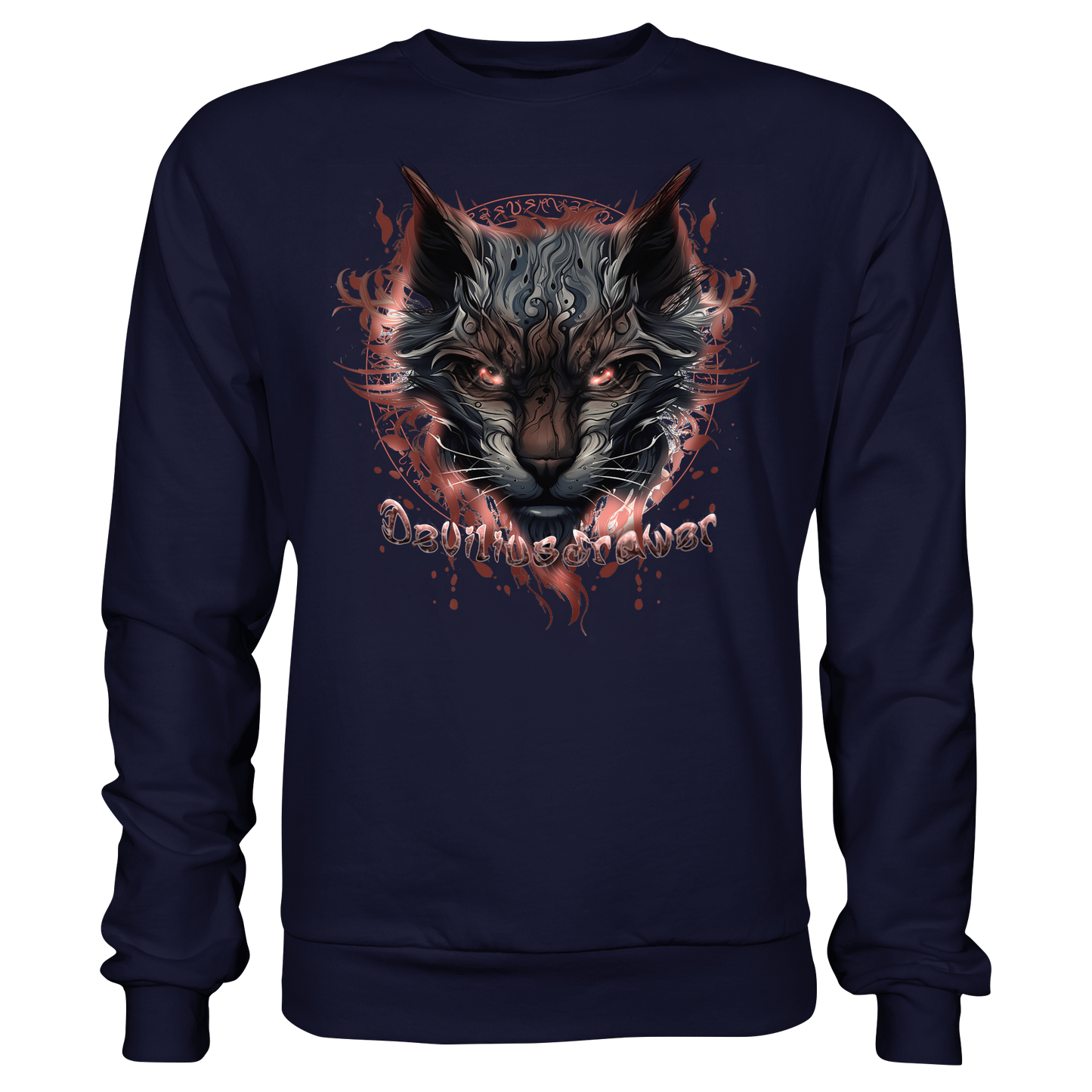 Deviliusdrawer Devil Cat - Basic Sweatshirt