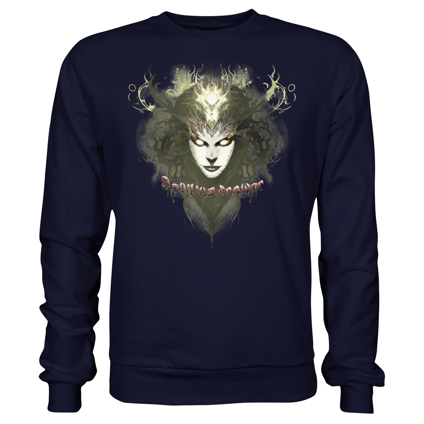 Deviliusdrawer Golden Demonica - Basic Sweatshirt