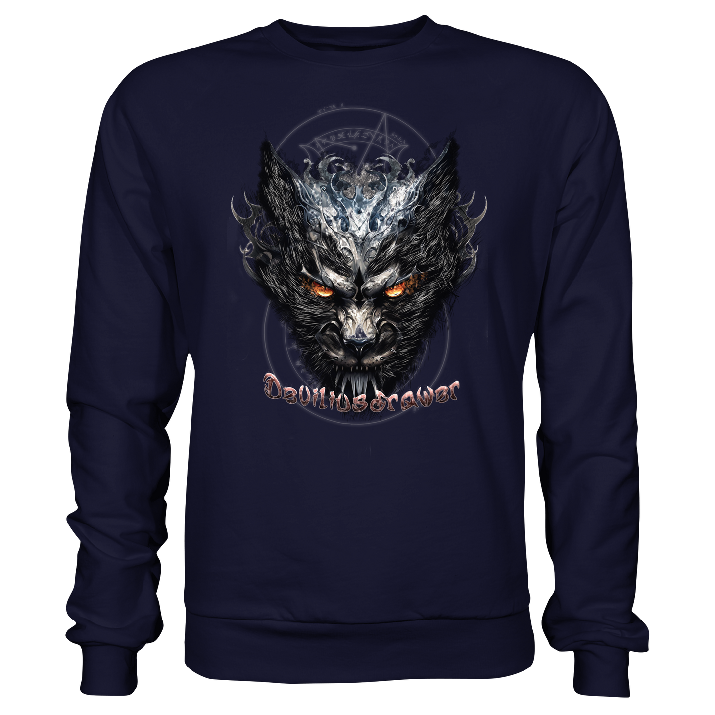 Deviliusdrawer Iron Cat - Basic Sweatshirt