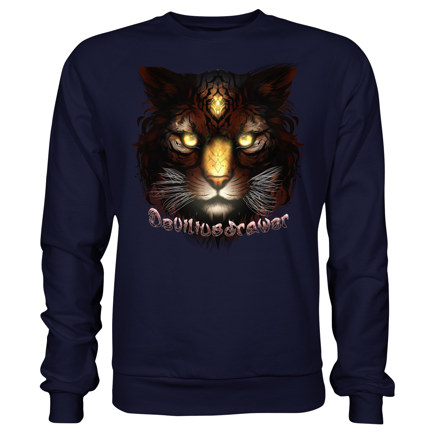 Deviliusdrawer Gold Tigercat - Basic Sweatshirt
